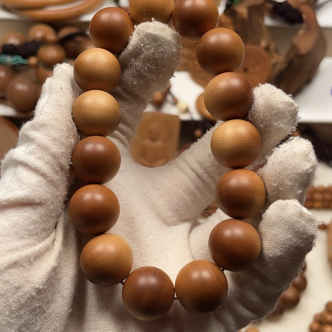 手串/手链檀香木老山檀香15横纹红肉福利