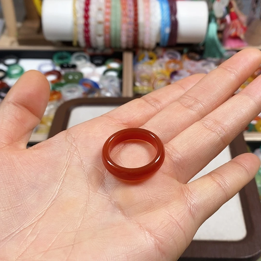玛瑙/玉髓戒指未镶嵌৫****