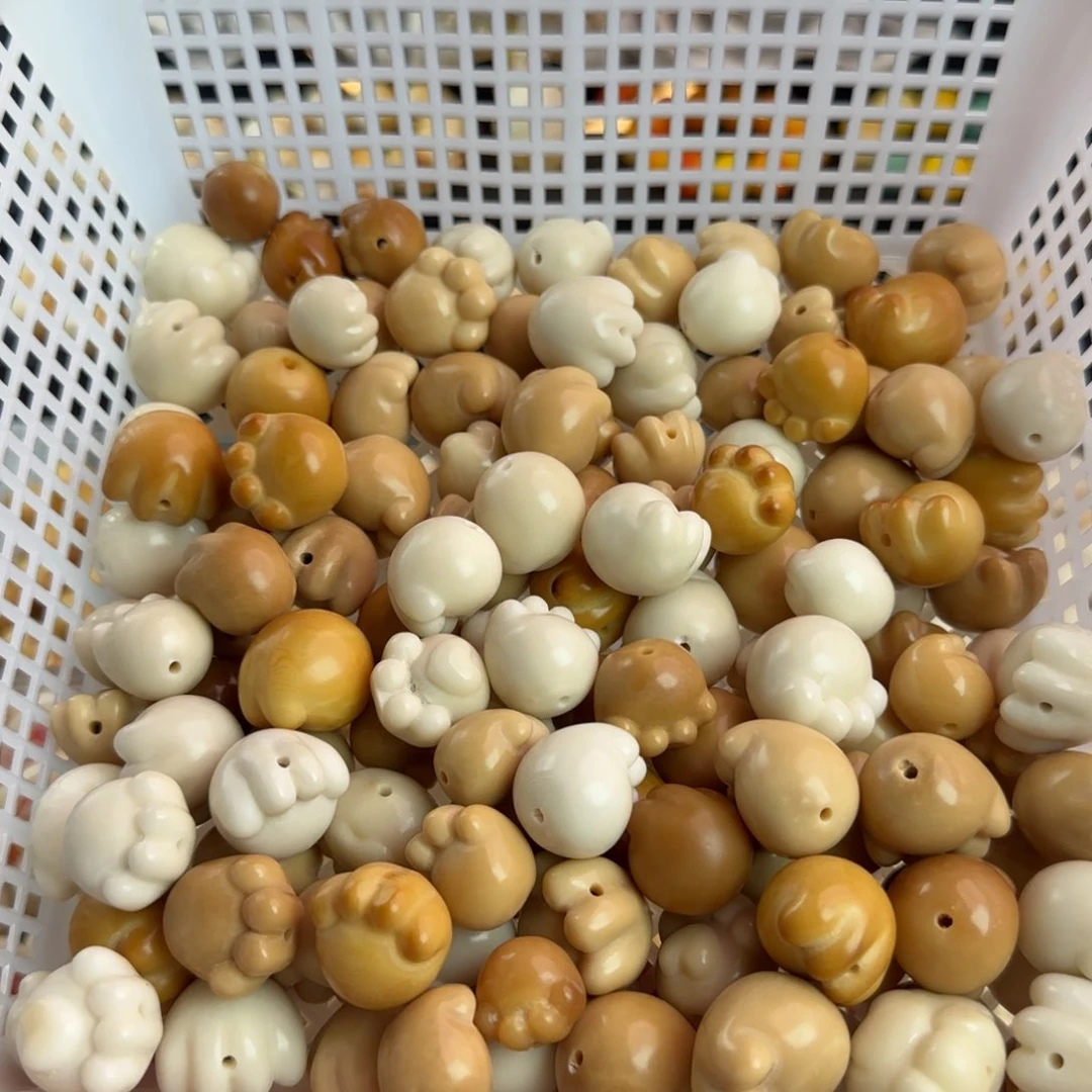 菩提根/象牙果手串微瑕牙果猫爪12颗