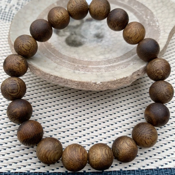 【中国好沉香】棋楠白露1.0-8克九九沉圆珠单圈多样性发一条