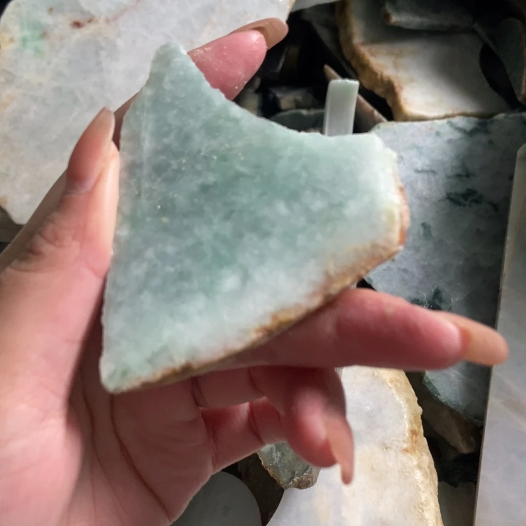 翡翠未镶嵌挂件天然翡翠