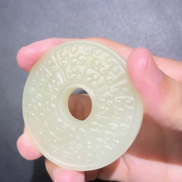 和田玉未镶嵌挂件建****8