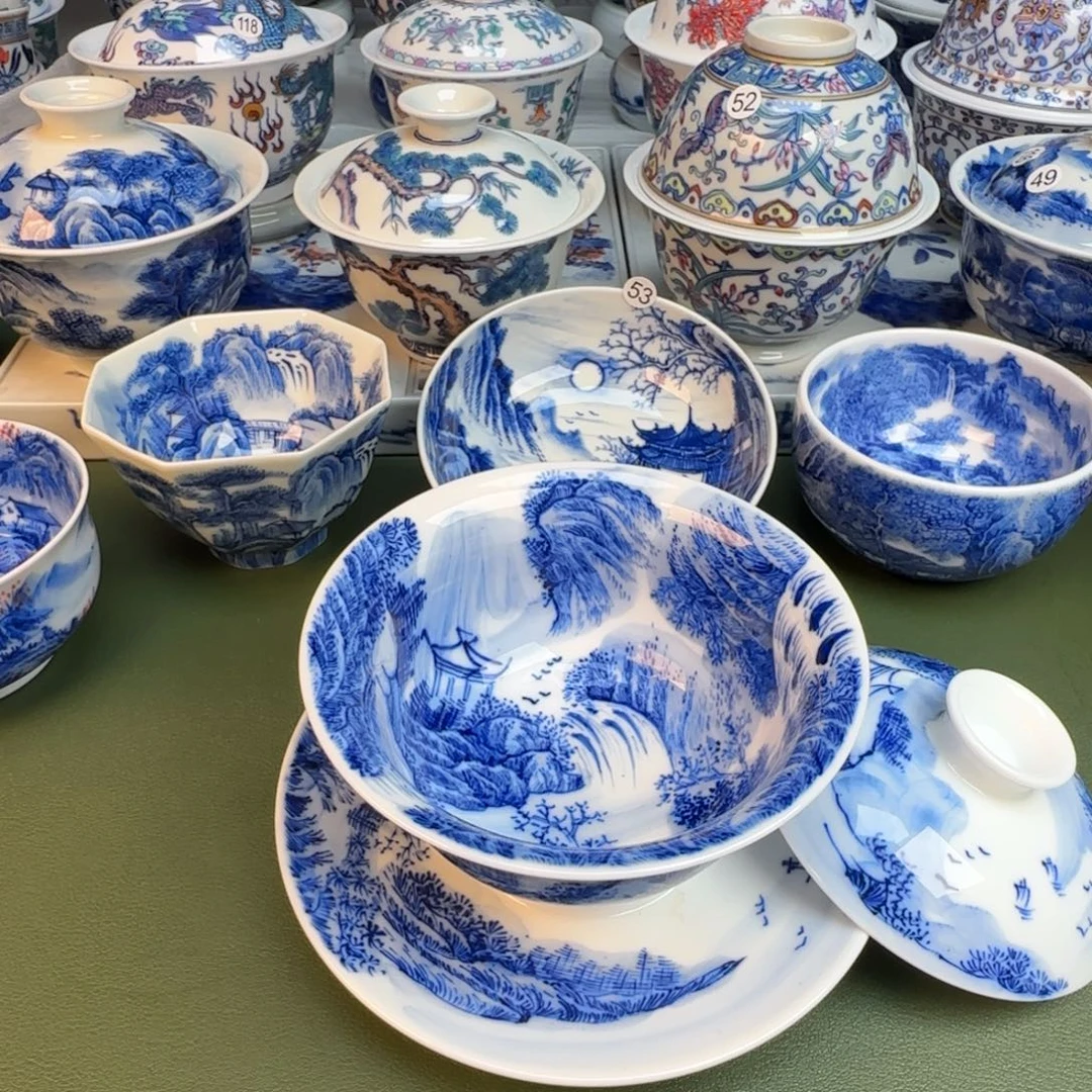 纯手工纯手绘茶具58