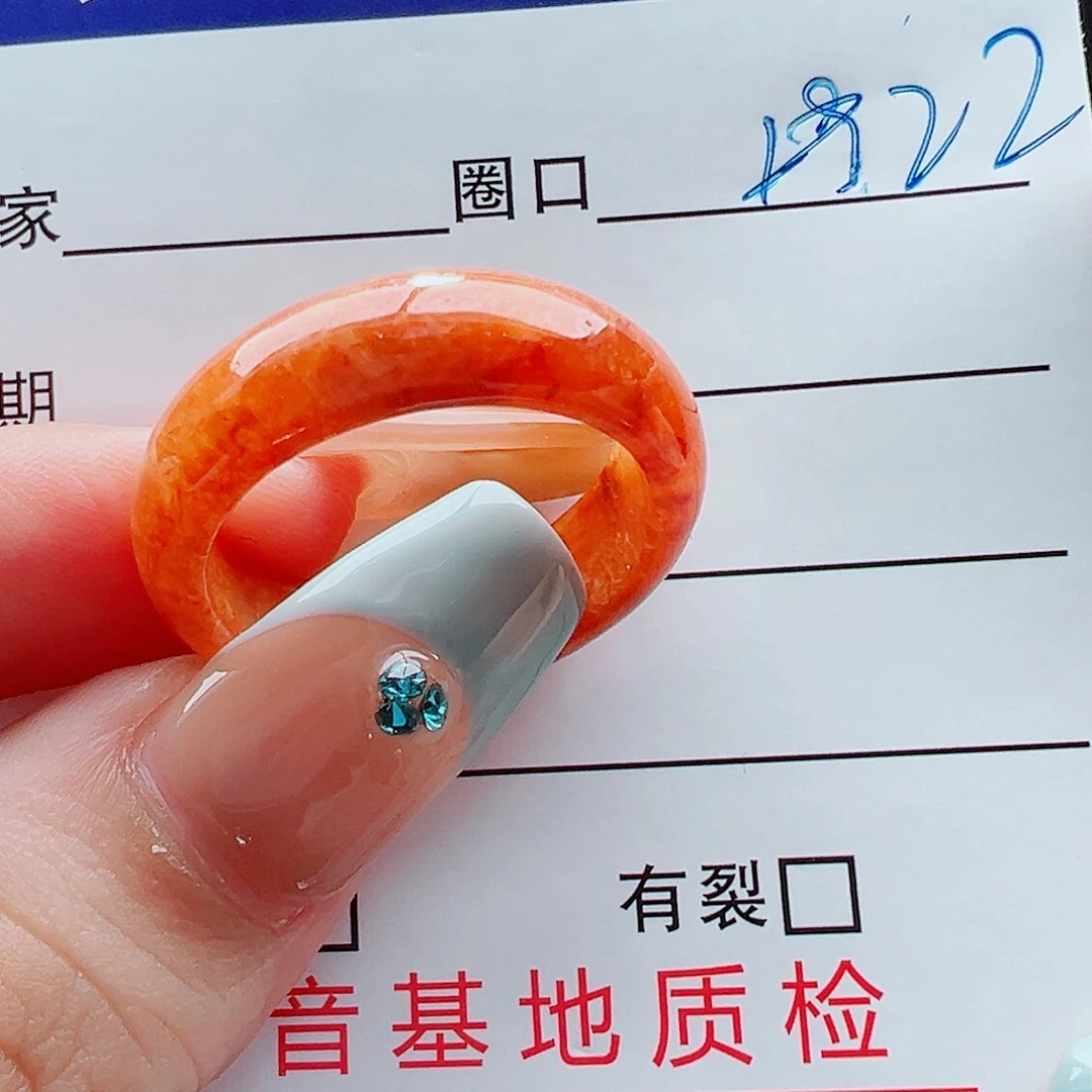 未镶嵌戒指翡翠戒圈