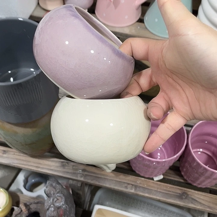 陶瓷花盆凑12包邮