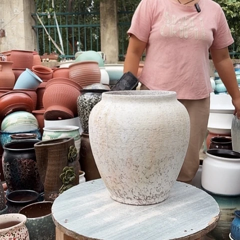 口21高30瑕疵一个盆子。