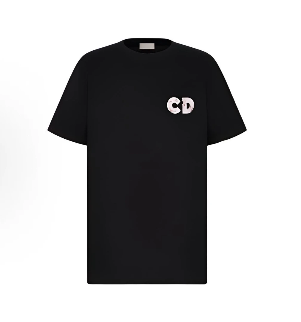 未使用 DIOR/迪奥 M码/Daniel联名印花Logo短袖黑色