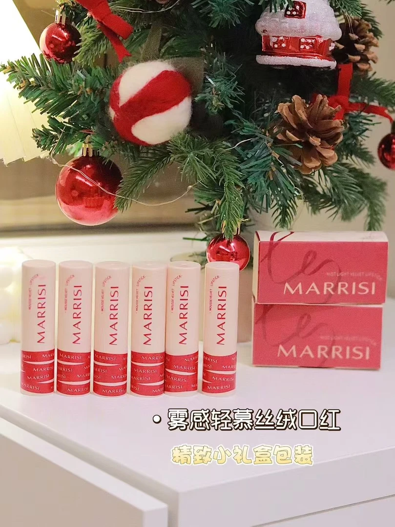 雾感轻慕丝绒口红哑光雾面唇颊两用涂抹丝滑显白色泽饱满平替学生