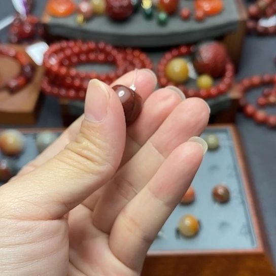 未镶嵌单珠14多样性发南红玛瑙