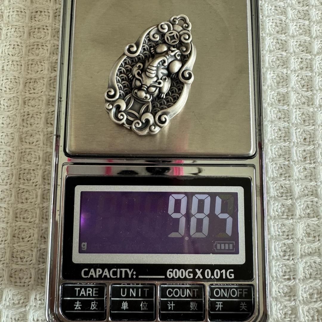 吊坠足银 纯银吊坠貔貅999足银
