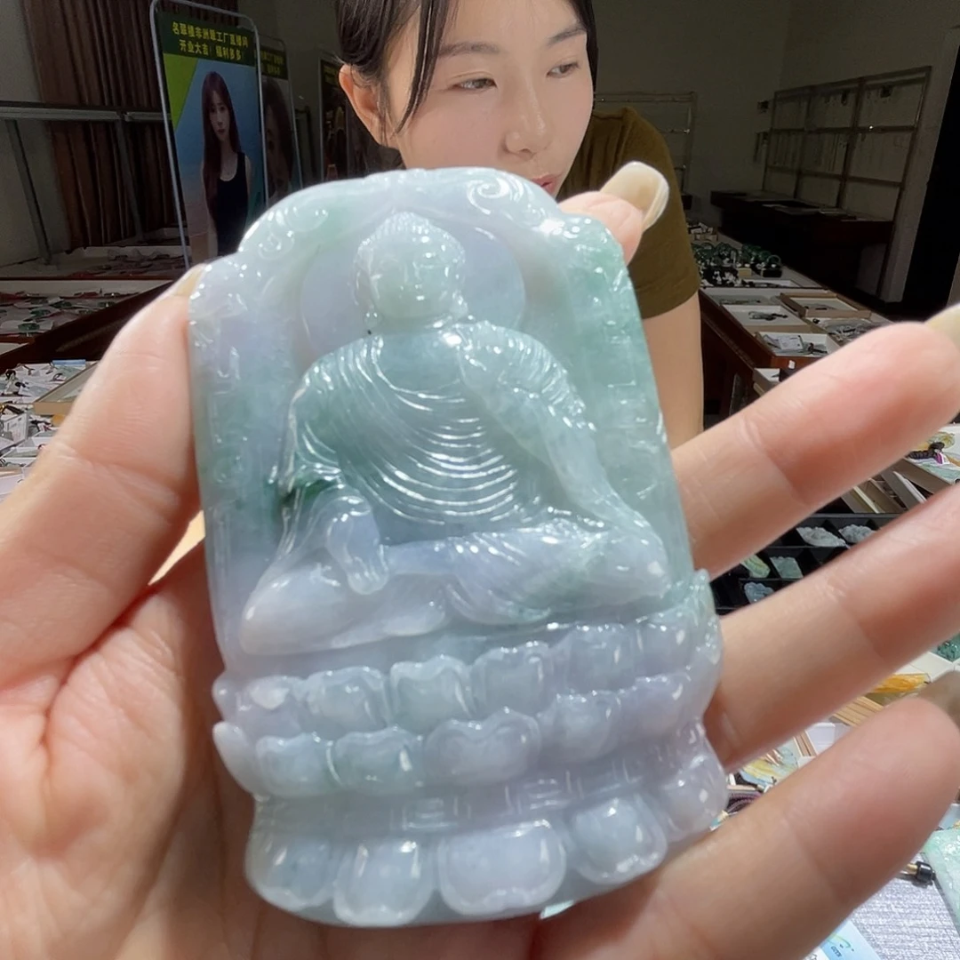 翡翠未镶嵌颈饰一