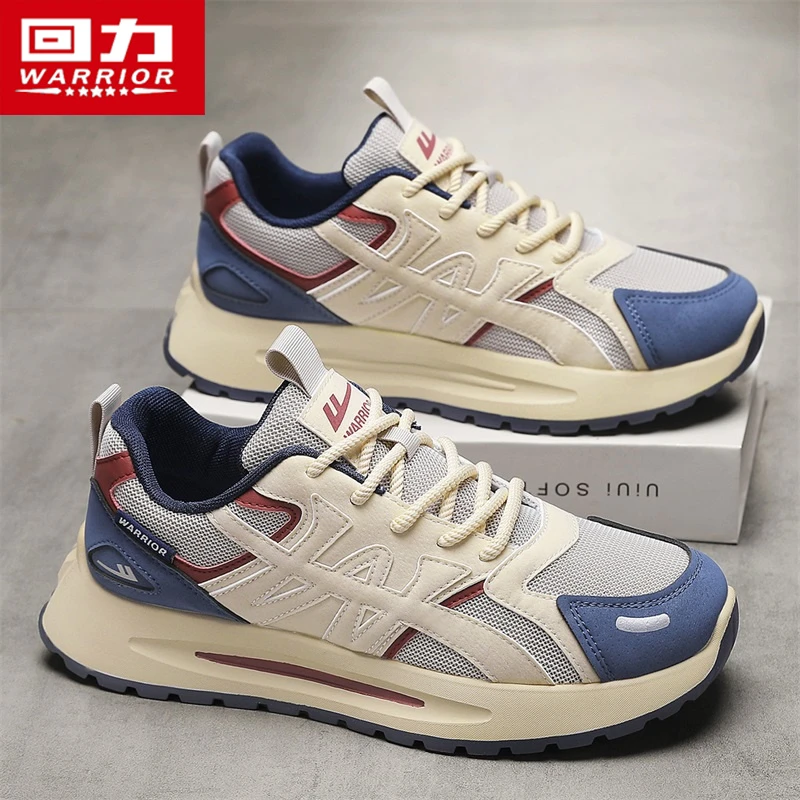 回力男鞋阿甘老爹鞋2025秋季新款网面透气厚底增高男士休闲运动鞋