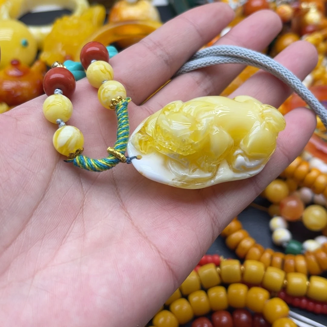 白花貔貅吊坠吊坠