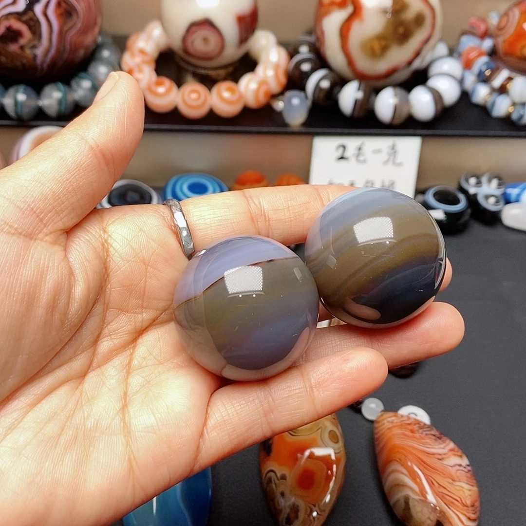 玛瑙/玉髓两毛未镶嵌