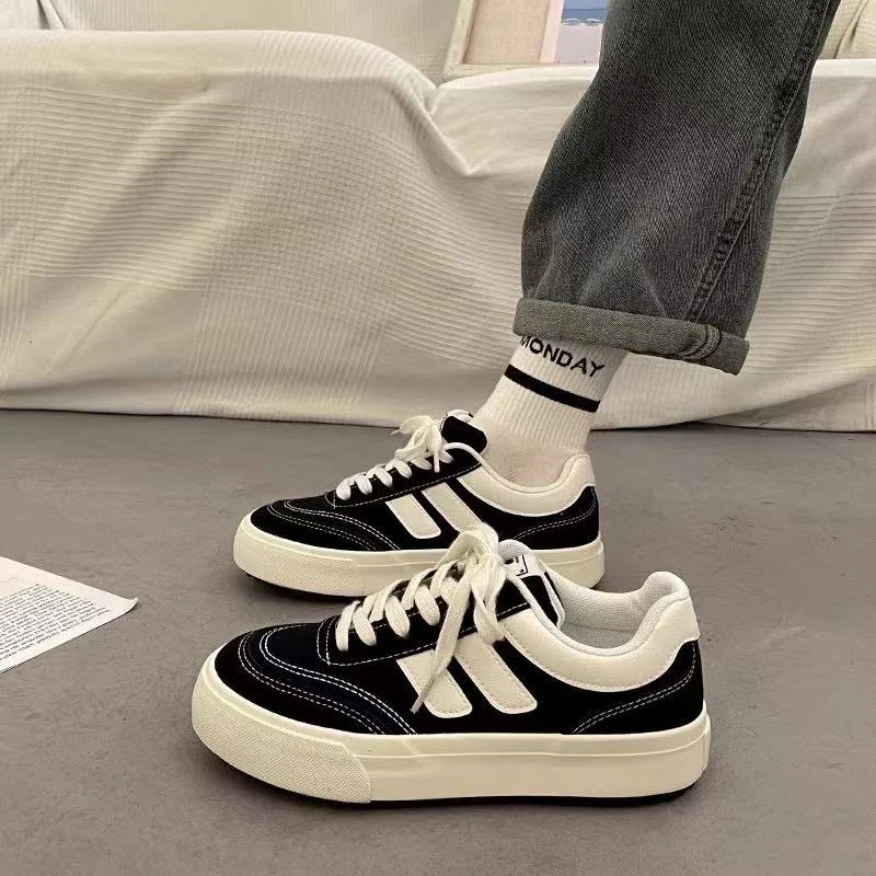 【988】2025网红爆款鞋子女款潮流百搭低帮帆布鞋韩版运动鞋板鞋