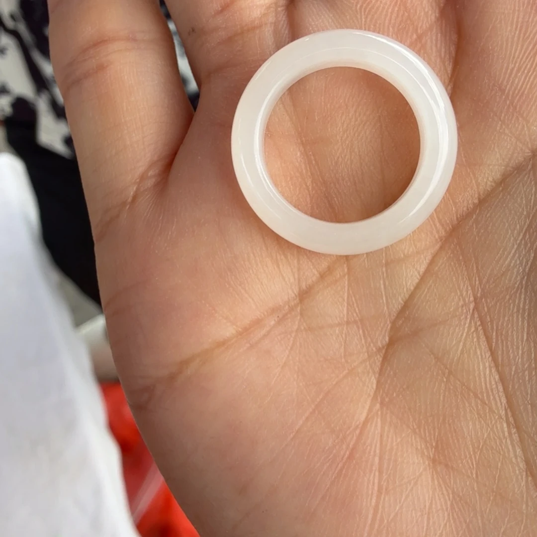 和田玉未镶嵌颈饰俄料白玉戒指豹哥F多样性拍一发一