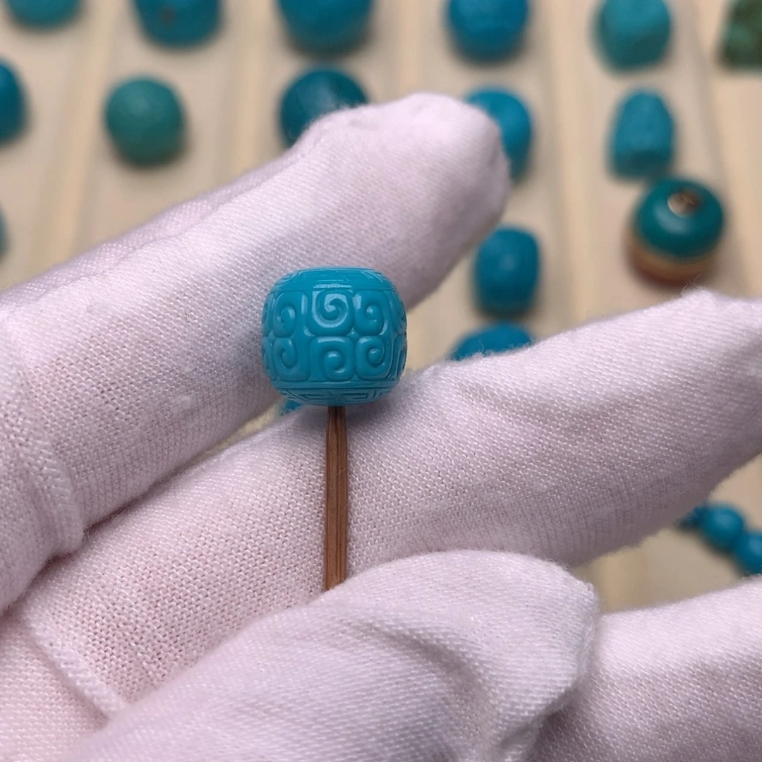 绿松石未镶嵌绿松石回纹10.7