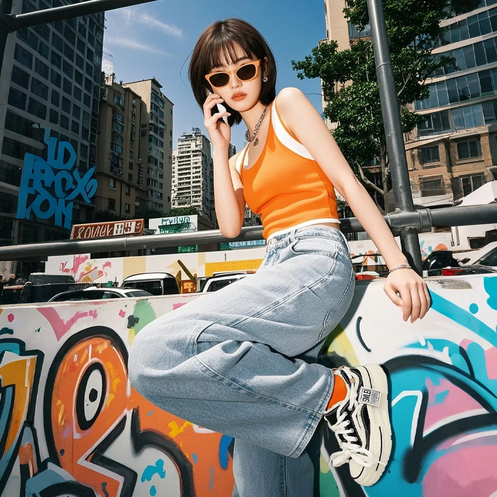 乞丐帆布鞋女2025春季新款休闲小白鞋女休闲百搭鞋子女增高厚底鞋