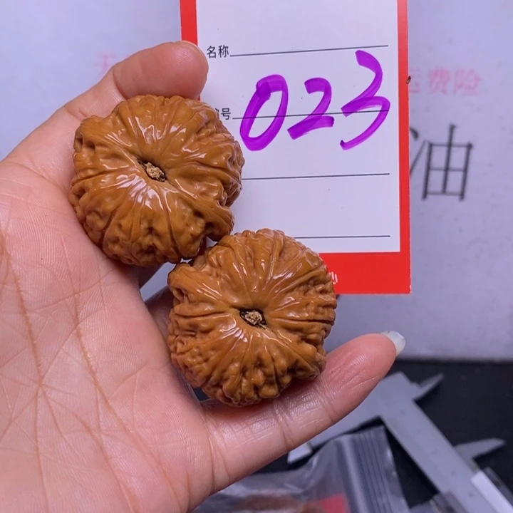 文玩核桃把件今****c023，38乾隆磨