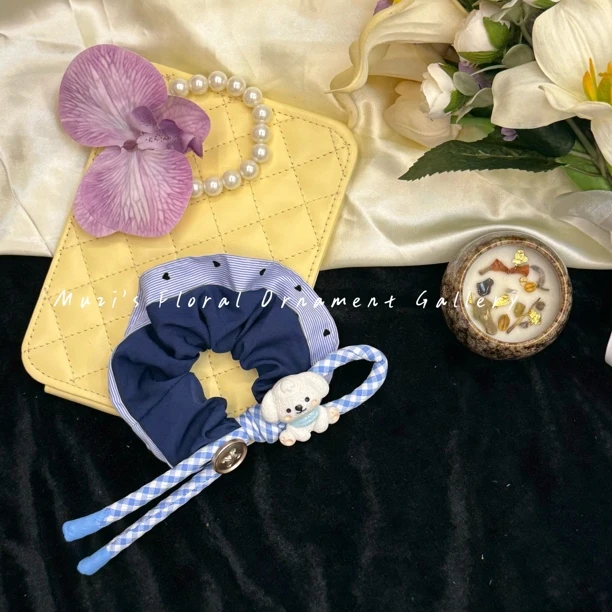 甜美风女日韩风发圈发绳时尚ins多巴胺穿搭时尚肠圈