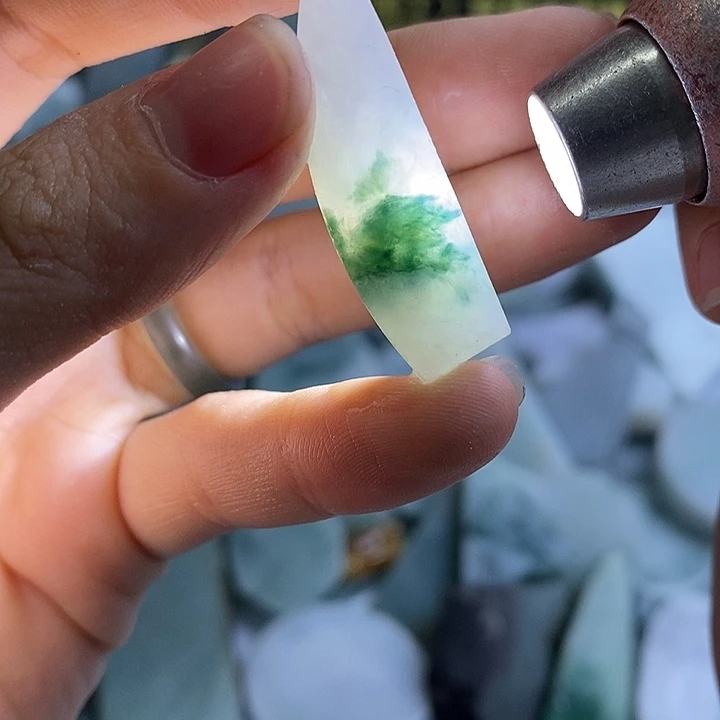 翡翠裸石纯天然翡翠