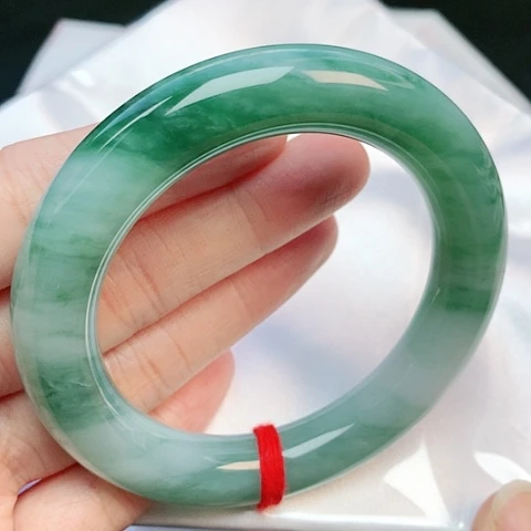 未镶嵌手镯翡翠56圆条882867