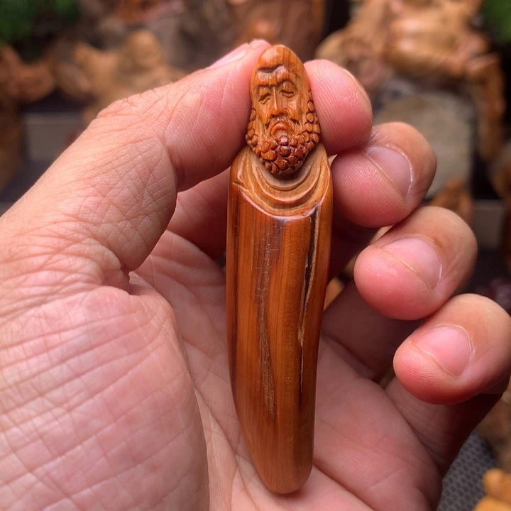 柏木（崖柏）崖柏手把件