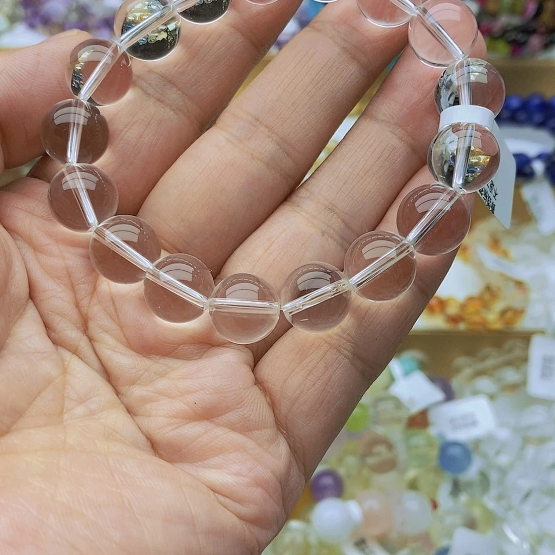 未镶嵌手链水晶天然白水11.5mm