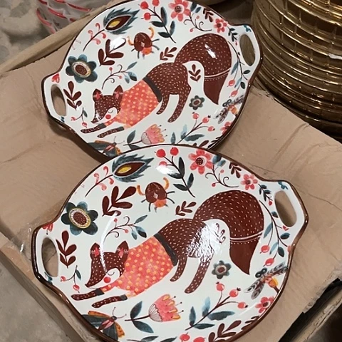 微瑕，不能明火，口径20高度3，2个狐狸双耳