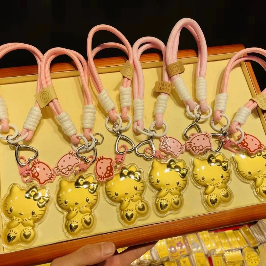 含金工艺品【kitty猫】热卖手机挂件挂包包挂钥匙节日伴手礼品礼物