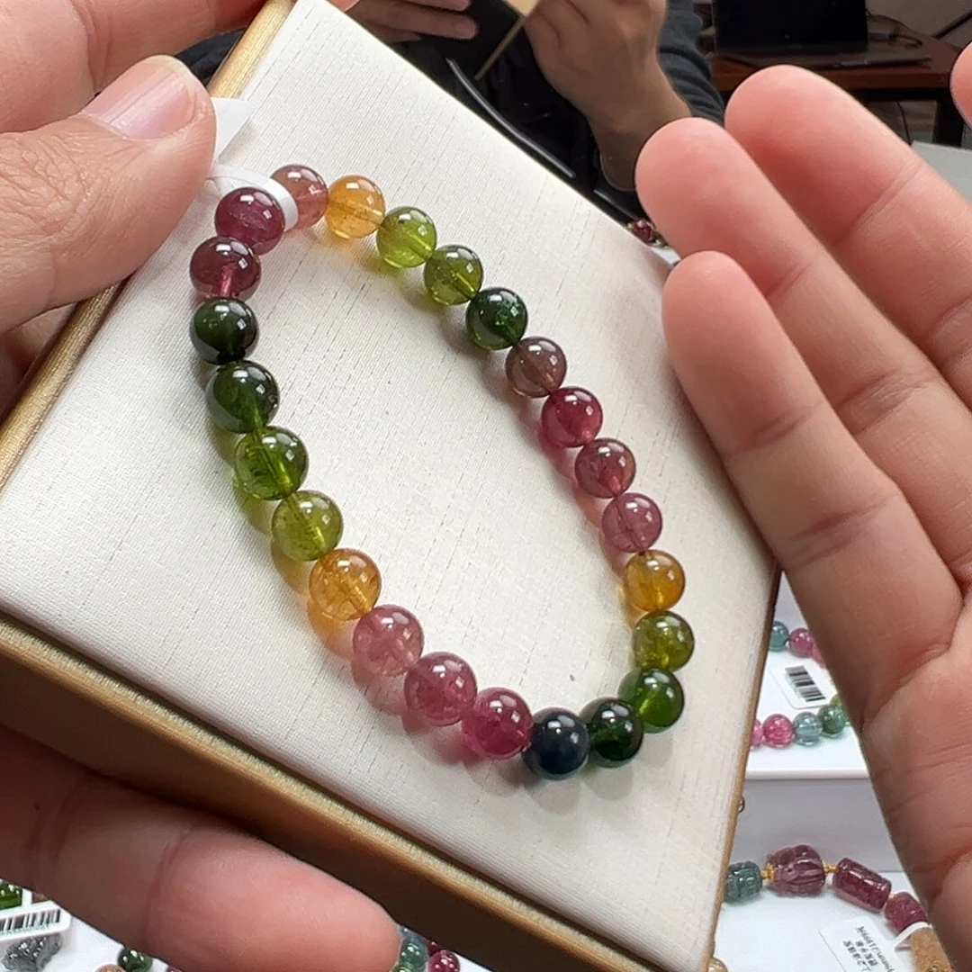 碧玺手串未镶嵌7.5mmmmmmmmm