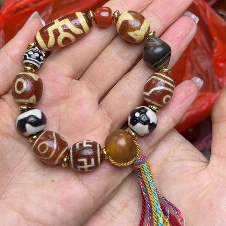 玛瑙/玉髓未镶嵌手链