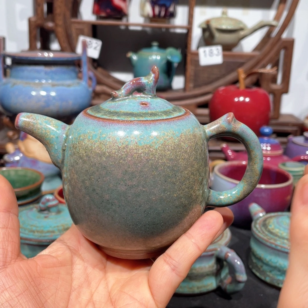 整***庄中国神后钧瓷茶器