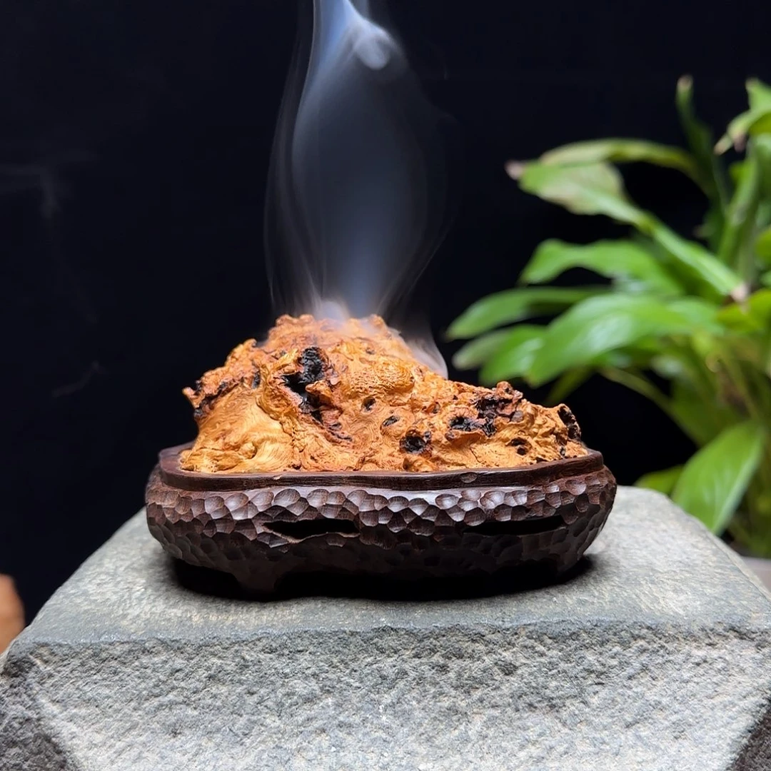 姚***～荔枝木孤品香炉香炉