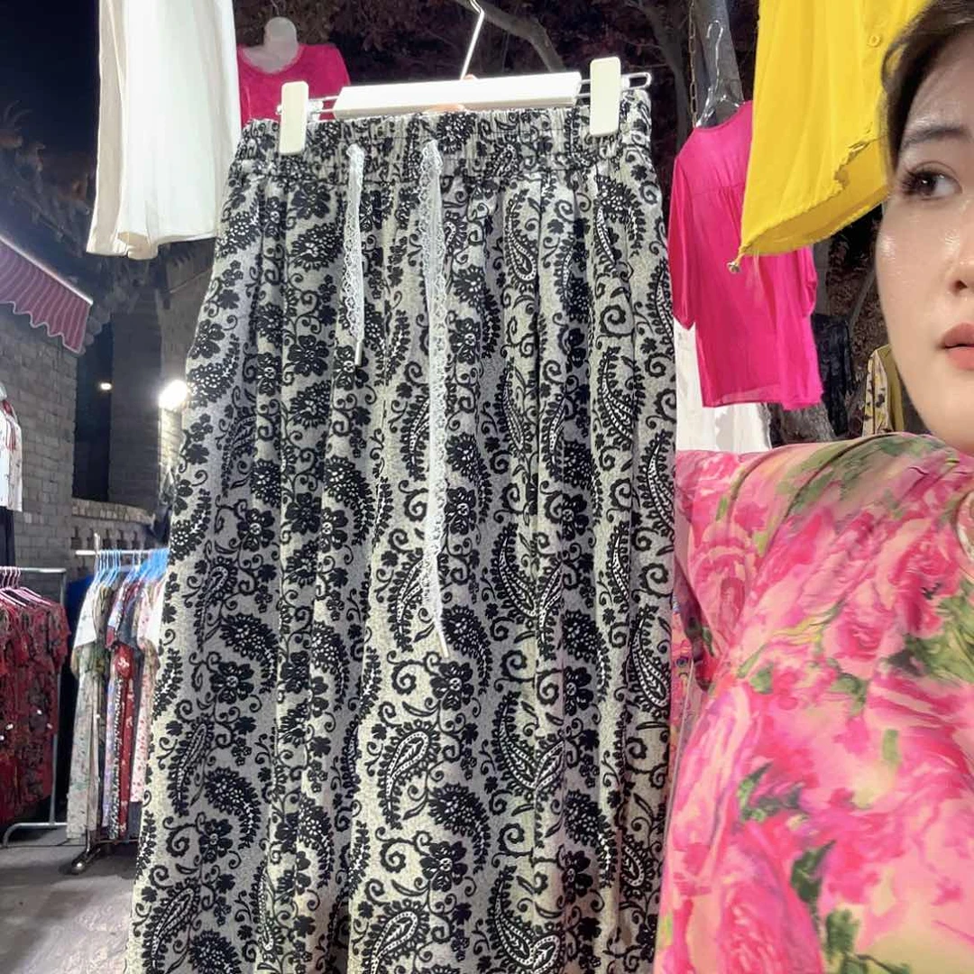 好腰果花的裤子2XL