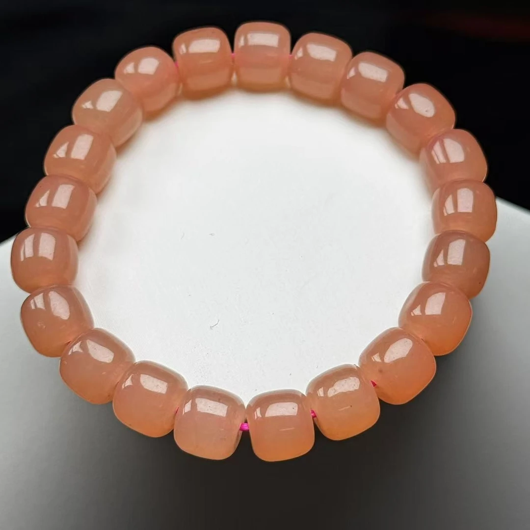 青海 藕粉老型珠10mm手链时尚-A2171