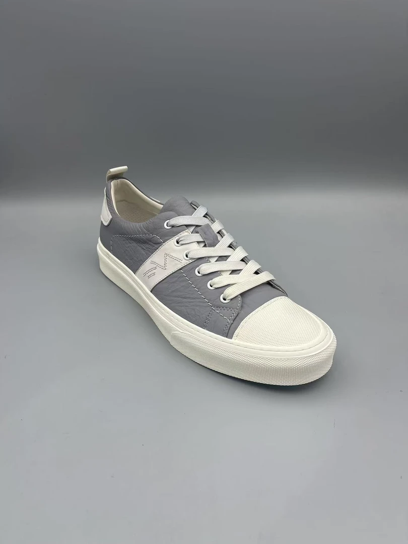 新款轻质厚底系带男士真皮鞋休闲鞋C607