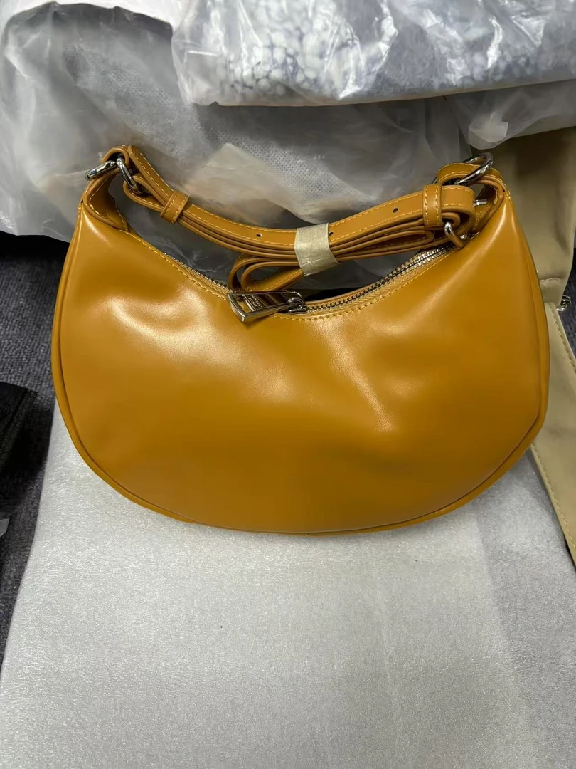 7817金盏花橘【清货微瑕】新款时尚轻奢百搭气质女包