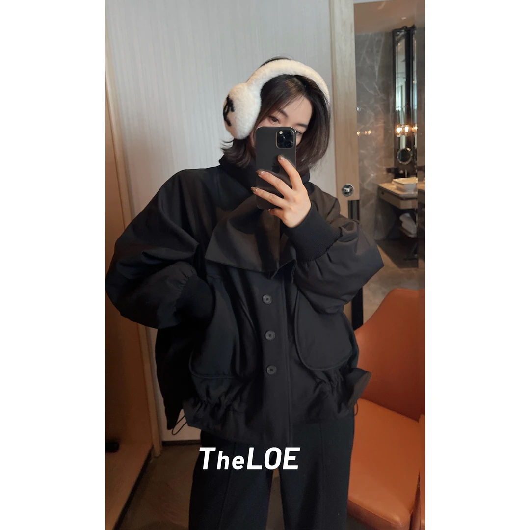 TheLOE/【中空纱大白鹅】休闲百搭单排扣轻羽绒服#12.01Y-G6724