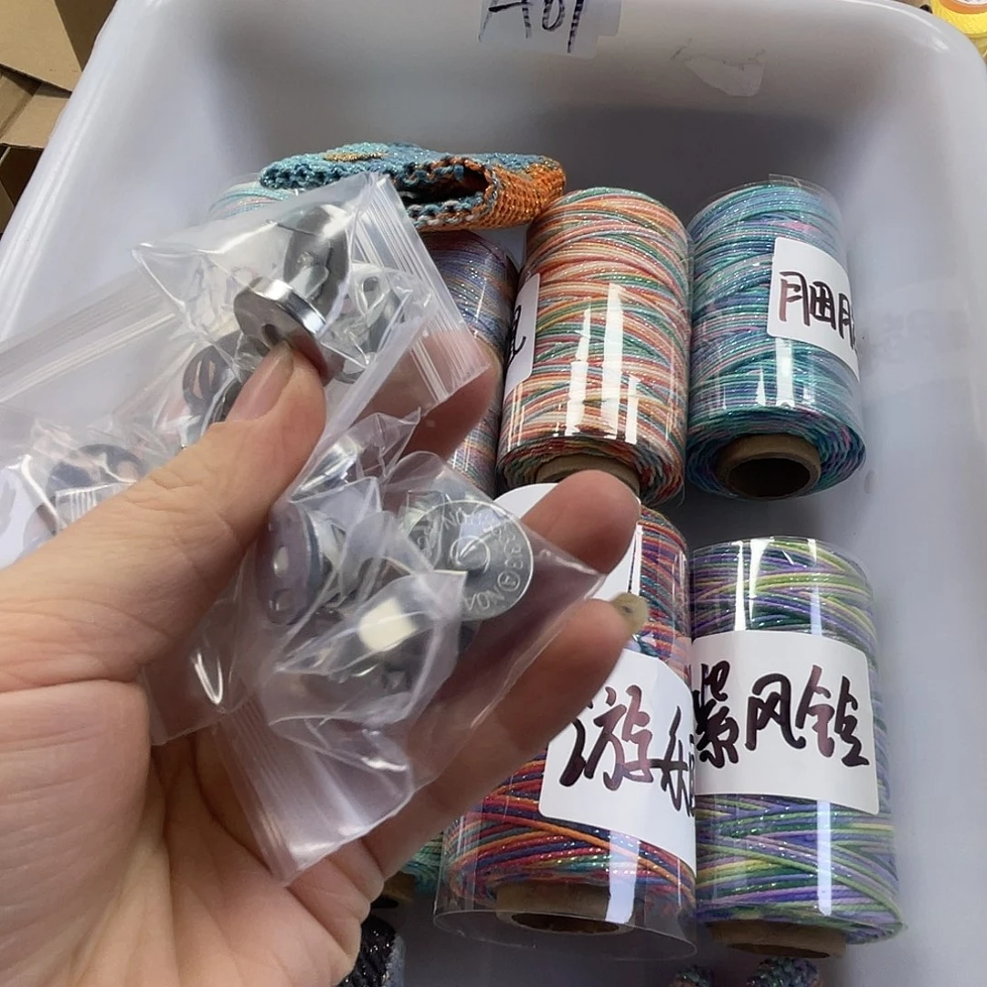 聚酯纤维零钱包暗扣10个装