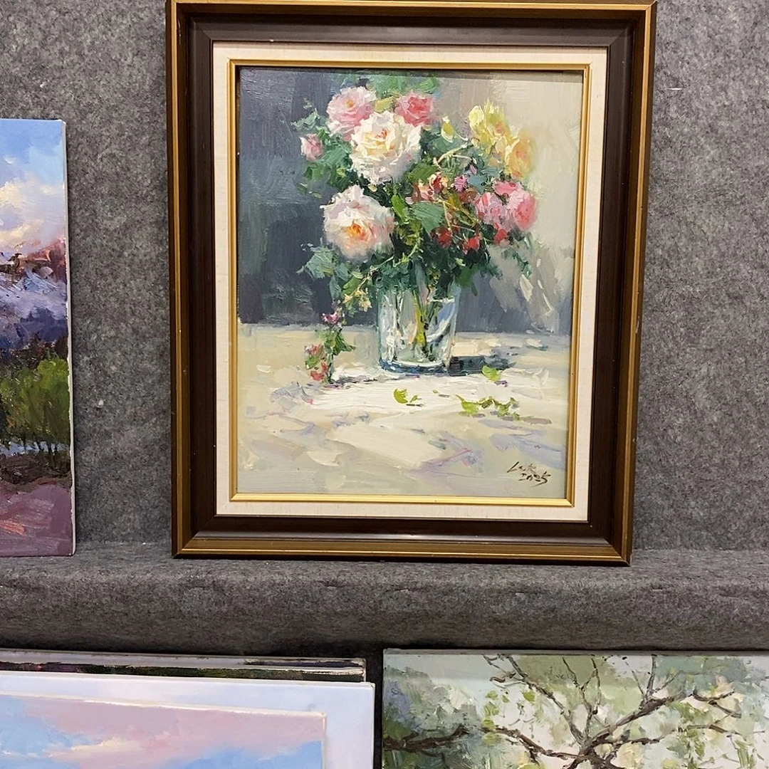 油画带外框画芯尺寸40x50cm