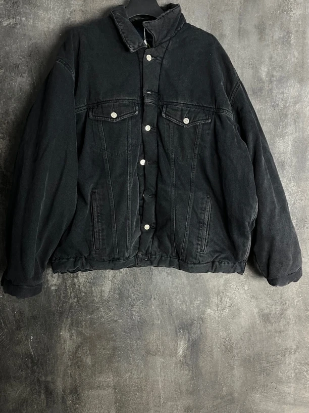 全新未使用 Balenciaga/巴黎世家 46码*1/做旧廓型牛仔外套/01794