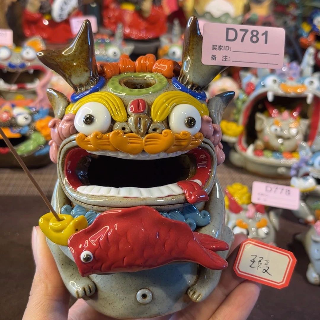 泥塑纯手工茶宠摆件