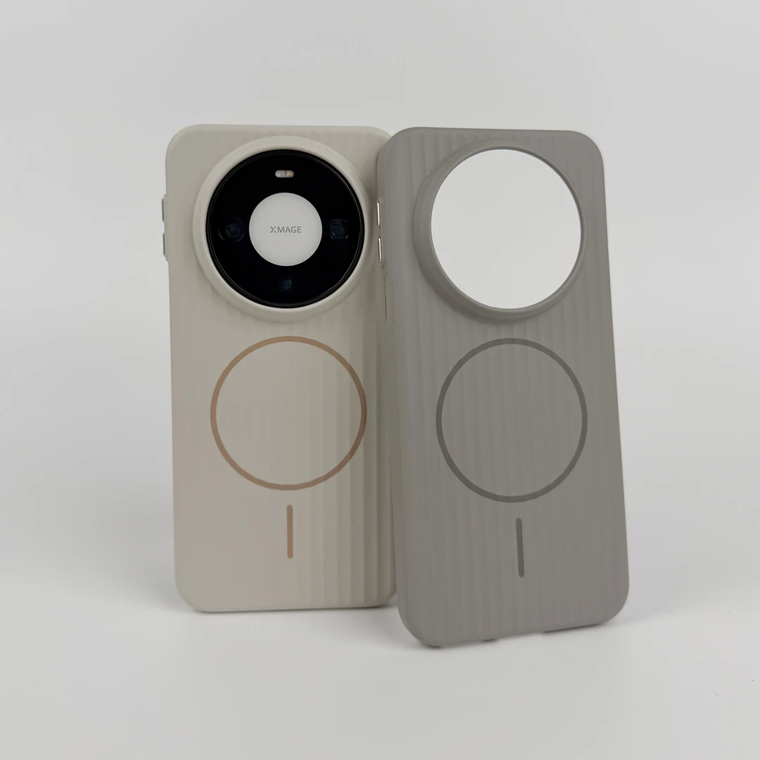 适用于华为mate80promax竖条纹超薄80pro磁吸手机壳mate80准分子