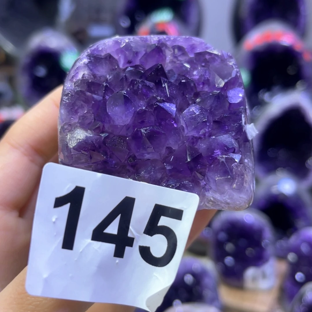 紫晶摆件未镶嵌紫水晶