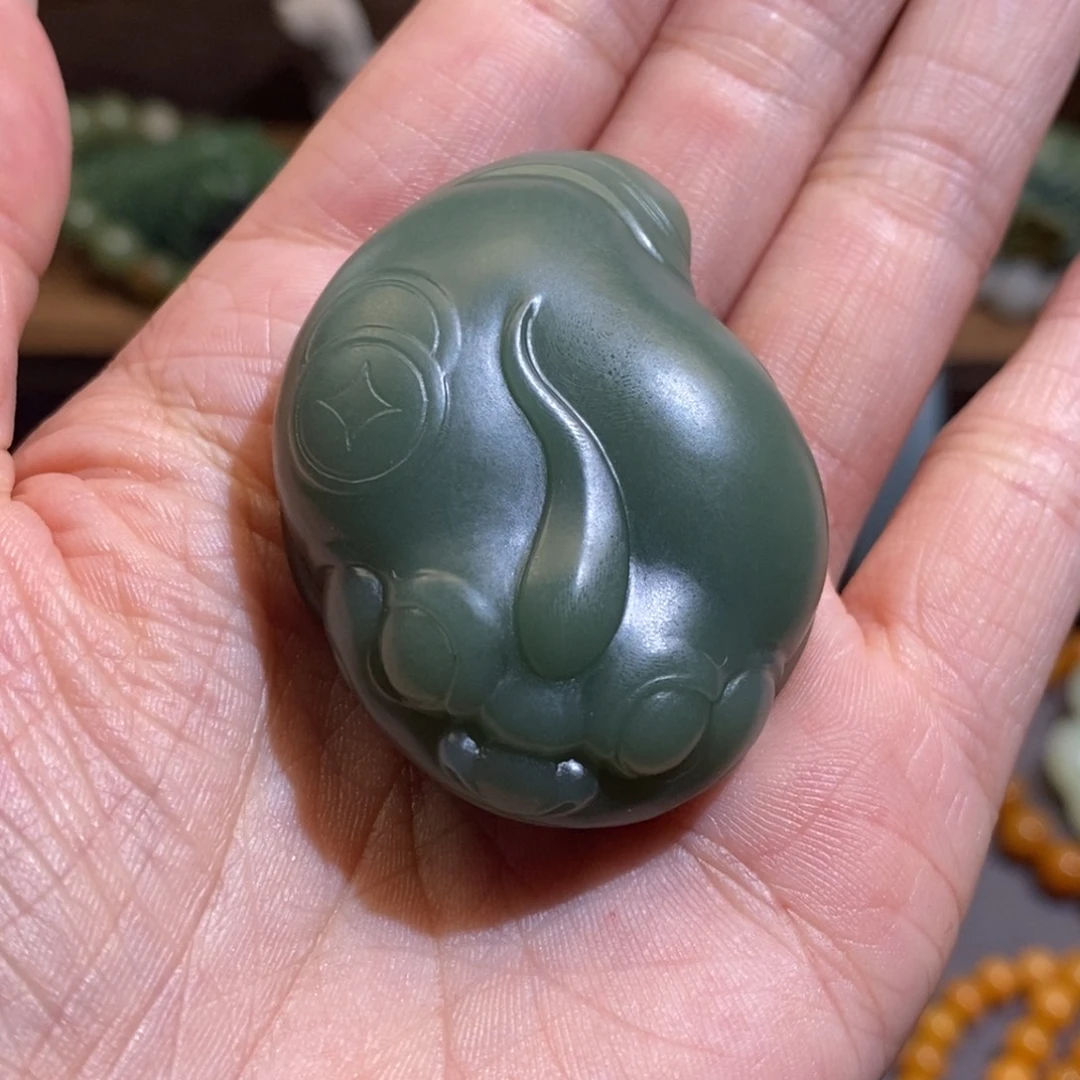 門***司和田玉未镶嵌颈饰