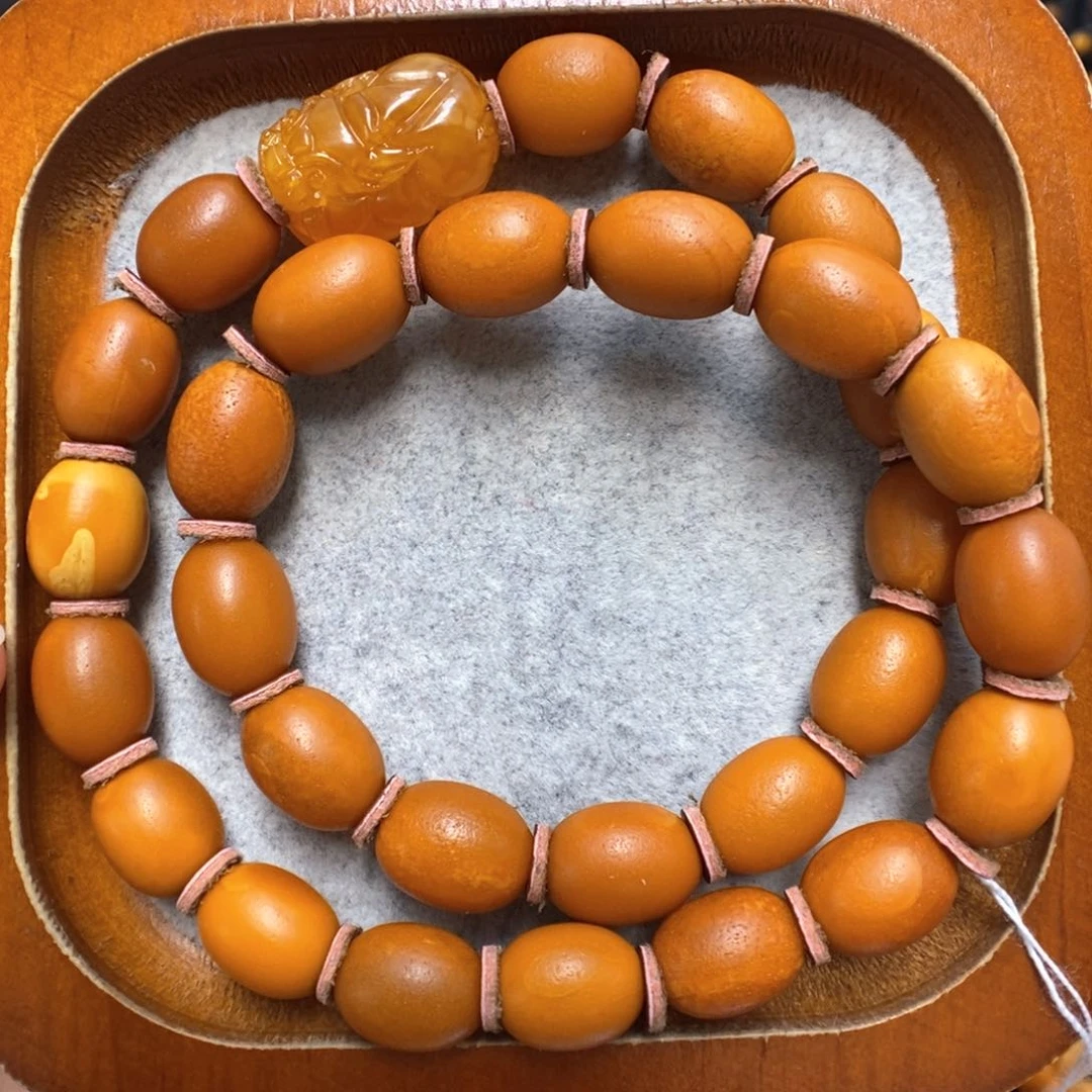 蜜蜡手串未镶嵌蜜蜡手串