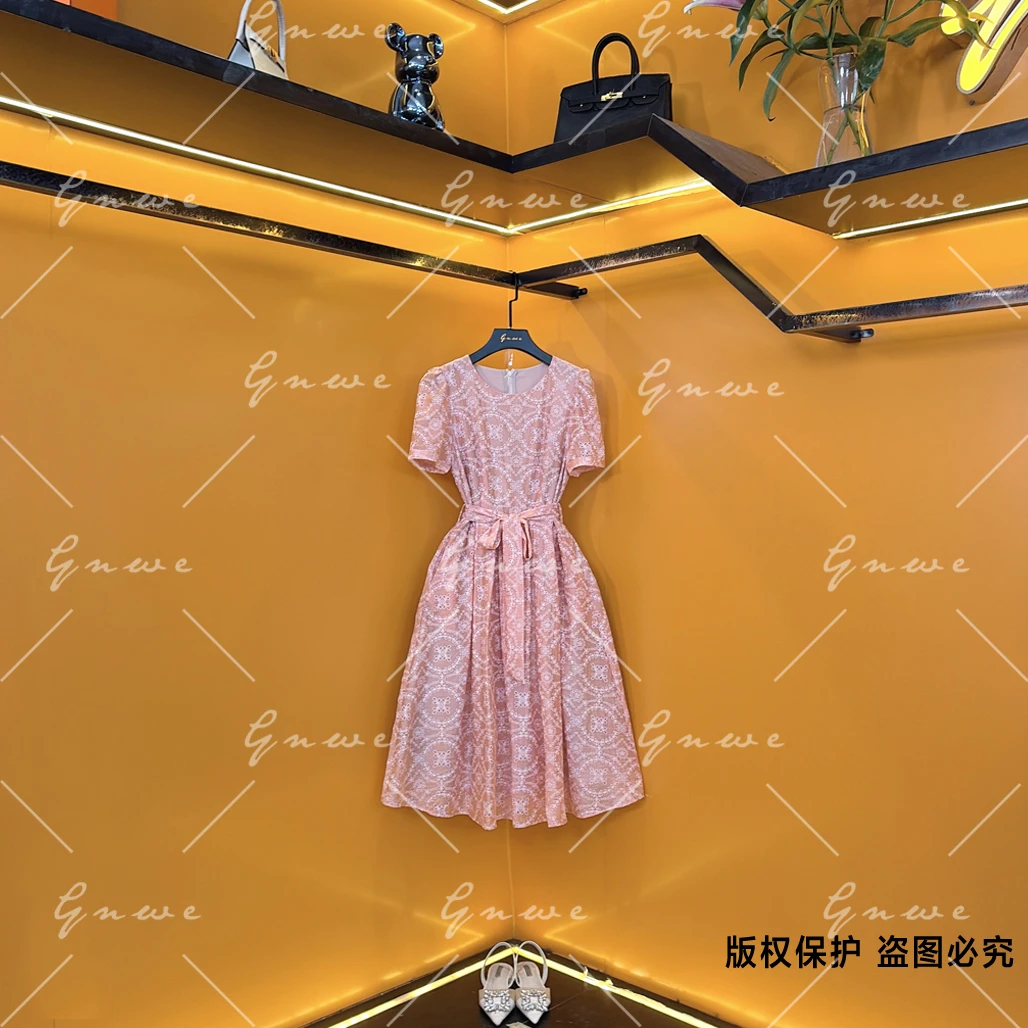 【私人订制】洋气显瘦法式时尚连衣裙G6413