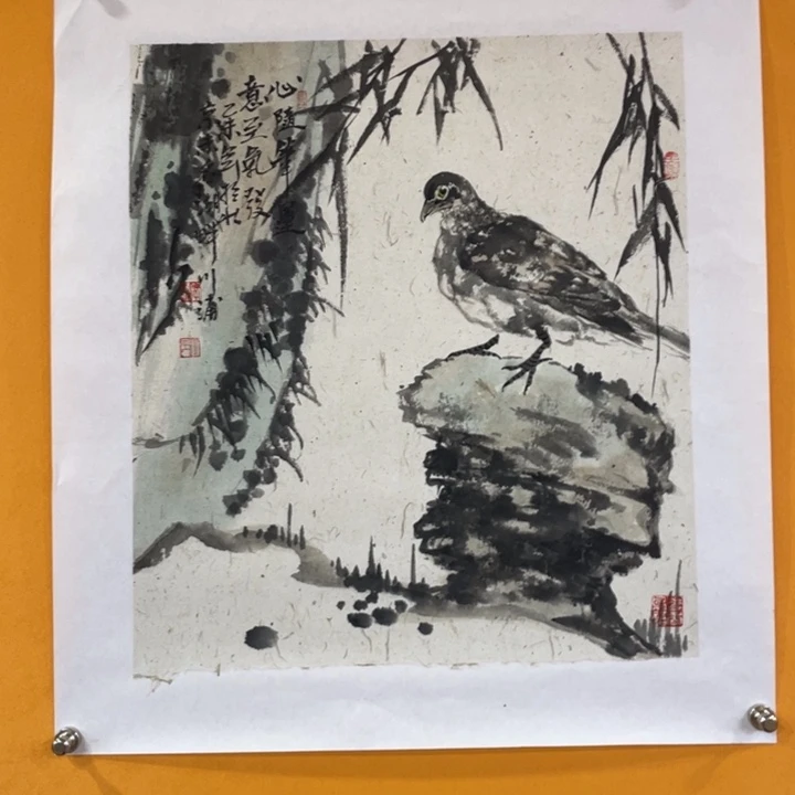 国画李川浦精品花鸟画
