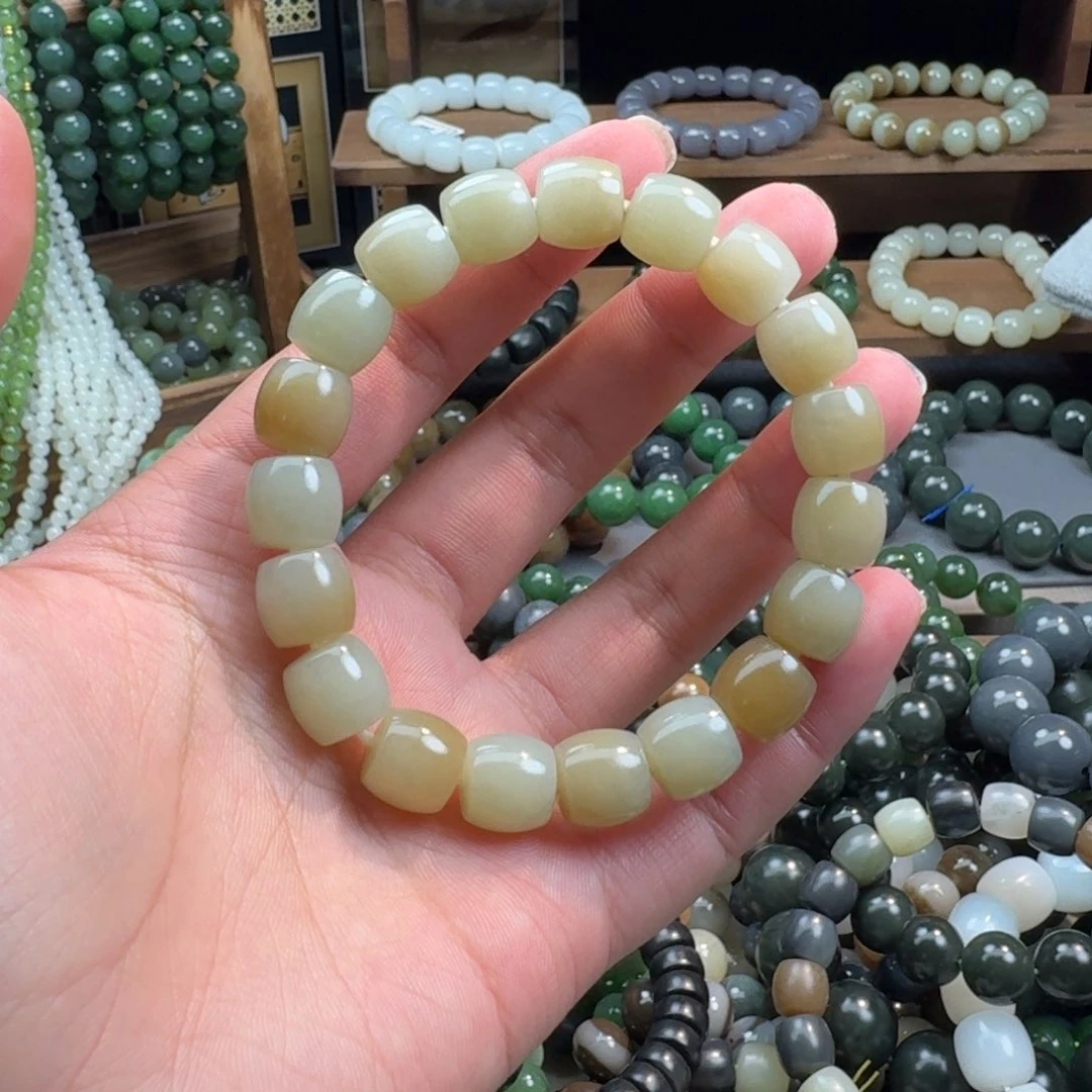 和田玉手链未镶嵌